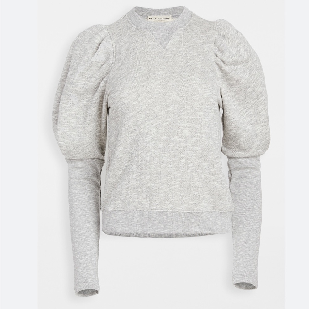 Ulla Johnson Philo Sweatshirt Gray Size Small